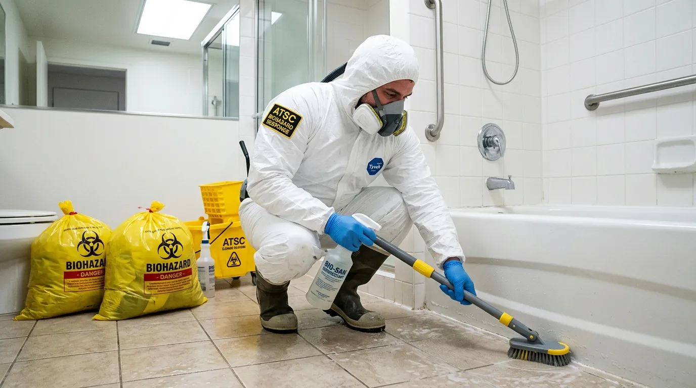 Decontamination equipment deployed for Blood Cleanup in Westview